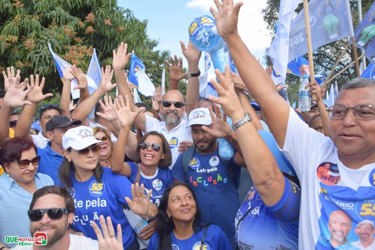 Robério arrasta multidão em caminhada e visita à feira do Juca Rosa neste domingo 20