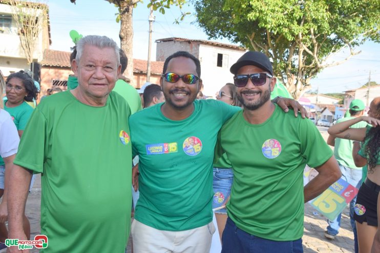 O prefeito de Itagimirim, e candidato à reeleição pelo MDB, Luizinho, realizou, neste sábado (7/set), uma mega carreata seguida da inauguração do Comitê Central de campanha 72