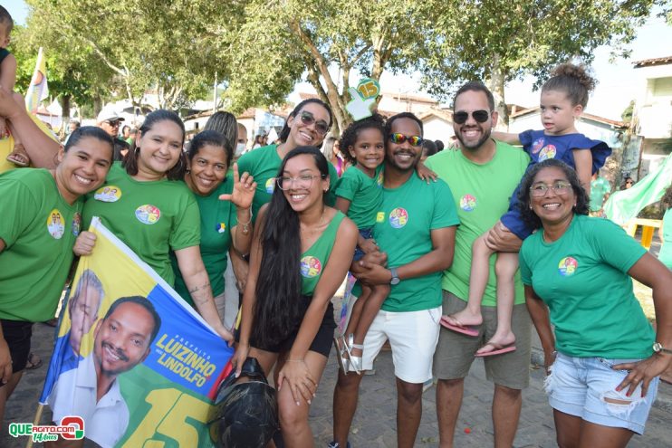 O prefeito de Itagimirim, e candidato à reeleição pelo MDB, Luizinho, realizou, neste sábado (7/set), uma mega carreata seguida da inauguração do Comitê Central de campanha 80