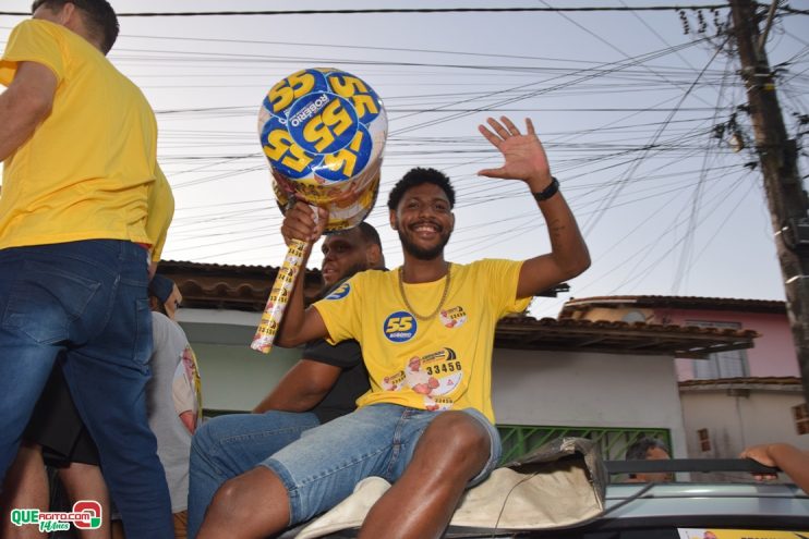 Robério é recebido com grande alegria no Parque da Renovação 74