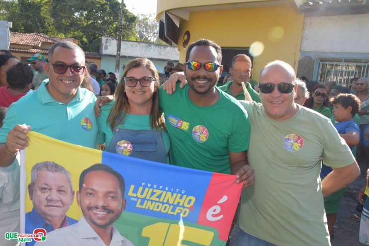 O prefeito de Itagimirim, e candidato à reeleição pelo MDB, Luizinho, realizou, neste sábado (7/set), uma mega carreata seguida da inauguração do Comitê Central de campanha 108