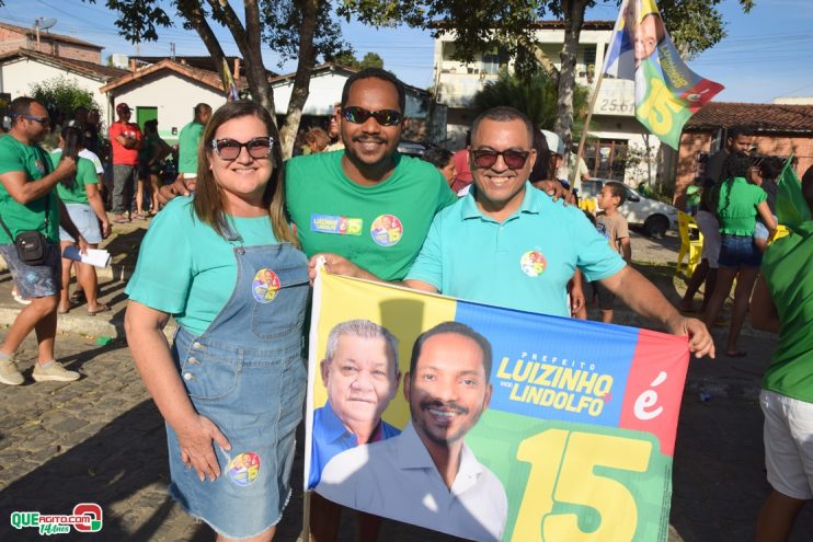 O prefeito de Itagimirim, e candidato à reeleição pelo MDB, Luizinho, realizou, neste sábado (7/set), uma mega carreata seguida da inauguração do Comitê Central de campanha 109