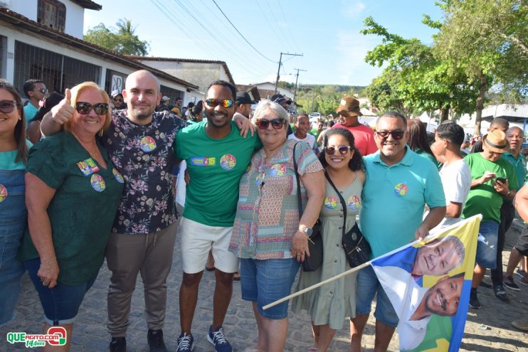 O prefeito de Itagimirim, e candidato à reeleição pelo MDB, Luizinho, realizou, neste sábado (7/set), uma mega carreata seguida da inauguração do Comitê Central de campanha 116