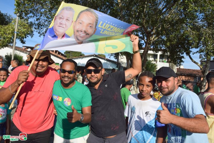 O prefeito de Itagimirim, e candidato à reeleição pelo MDB, Luizinho, realizou, neste sábado (7/set), uma mega carreata seguida da inauguração do Comitê Central de campanha 128