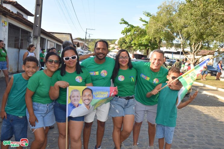 O prefeito de Itagimirim, e candidato à reeleição pelo MDB, Luizinho, realizou, neste sábado (7/set), uma mega carreata seguida da inauguração do Comitê Central de campanha 141