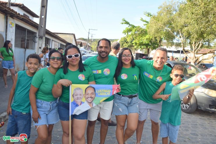 O prefeito de Itagimirim, e candidato à reeleição pelo MDB, Luizinho, realizou, neste sábado (7/set), uma mega carreata seguida da inauguração do Comitê Central de campanha 142