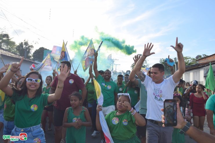 O prefeito de Itagimirim, e candidato à reeleição pelo MDB, Luizinho, realizou, neste sábado (7/set), uma mega carreata seguida da inauguração do Comitê Central de campanha 150