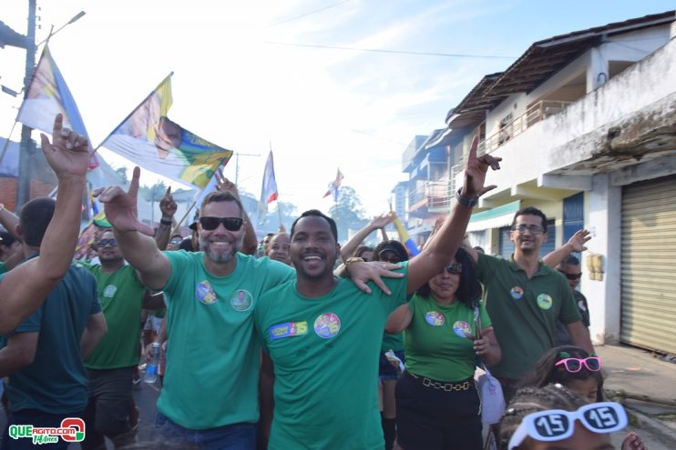 O prefeito de Itagimirim, e candidato à reeleição pelo MDB, Luizinho, realizou, neste sábado (7/set), uma mega carreata seguida da inauguração do Comitê Central de campanha 151