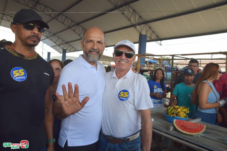 Robério arrasta multidão em caminhada e visita à feira do Juca Rosa neste domingo 69