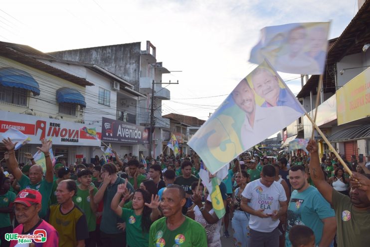 O prefeito de Itagimirim, e candidato à reeleição pelo MDB, Luizinho, realizou, neste sábado (7/set), uma mega carreata seguida da inauguração do Comitê Central de campanha 170