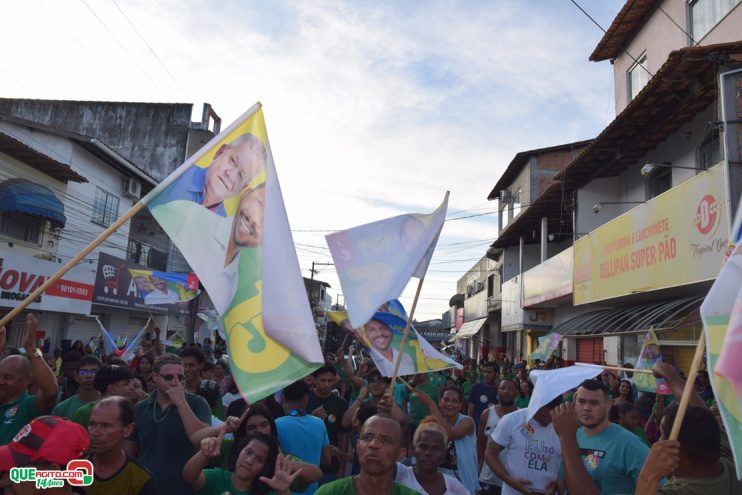 O prefeito de Itagimirim, e candidato à reeleição pelo MDB, Luizinho, realizou, neste sábado (7/set), uma mega carreata seguida da inauguração do Comitê Central de campanha 171