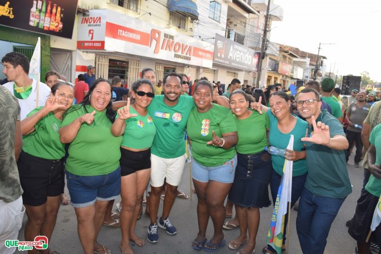 O prefeito de Itagimirim, e candidato à reeleição pelo MDB, Luizinho, realizou, neste sábado (7/set), uma mega carreata seguida da inauguração do Comitê Central de campanha 185