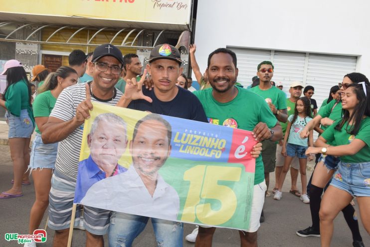 O prefeito de Itagimirim, e candidato à reeleição pelo MDB, Luizinho, realizou, neste sábado (7/set), uma mega carreata seguida da inauguração do Comitê Central de campanha 204