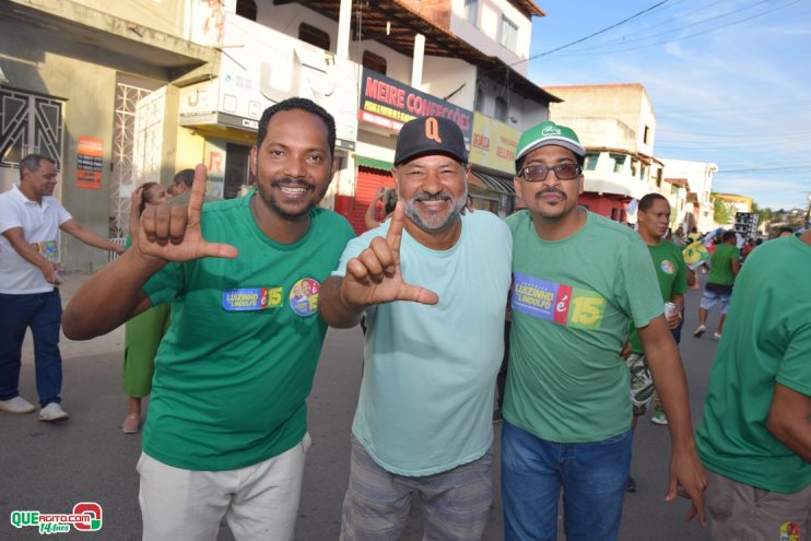 O prefeito de Itagimirim, e candidato à reeleição pelo MDB, Luizinho, realizou, neste sábado (7/set), uma mega carreata seguida da inauguração do Comitê Central de campanha 215