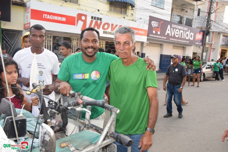 O prefeito de Itagimirim, e candidato à reeleição pelo MDB, Luizinho, realizou, neste sábado (7/set), uma mega carreata seguida da inauguração do Comitê Central de campanha 218