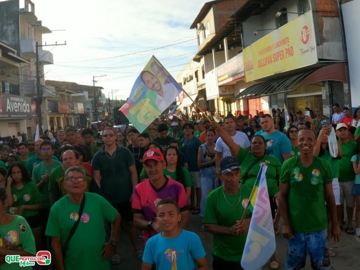 O prefeito de Itagimirim, e candidato à reeleição pelo MDB, Luizinho, realizou, neste sábado (7/set), uma mega carreata seguida da inauguração do Comitê Central de campanha 275