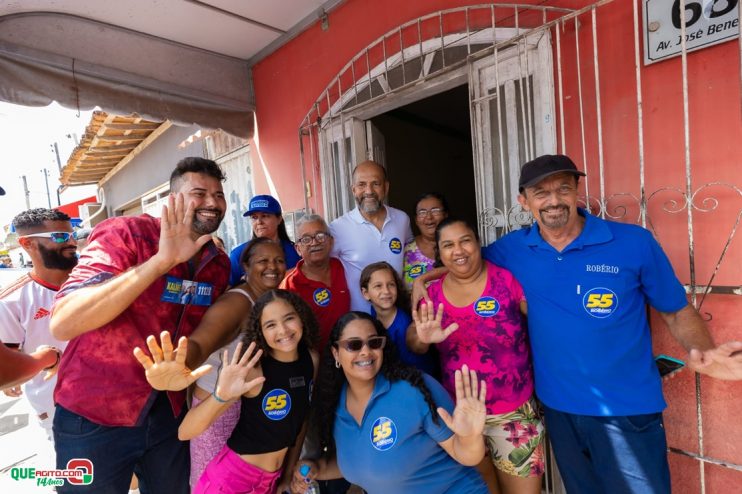 Robério arrasta multidão em caminhada e visita à feira do Juca Rosa neste domingo 77