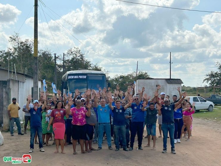 EUNÁPOLIS: Candidato a vereador Givaldo Alves mobiliza apoiadores e apresenta propostas em eventos políticos no domingo 27