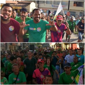 O prefeito de Itagimirim, e candidato à reeleição pelo MDB, Luizinho, realizou, neste sábado (7/set), uma mega carreata seguida da inauguração do Comitê Central de campanha 1