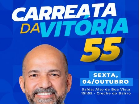 Robério realiza Carreata da Vitória nesta sexta, com saída do Alto da Boa Vista 340