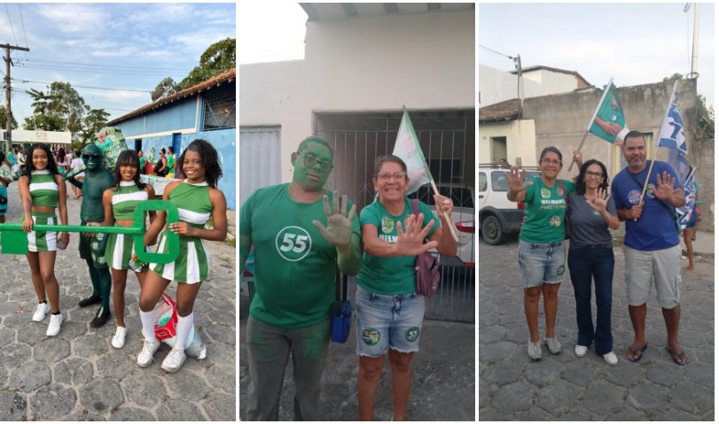 Iêdo Elias realiza grande caminhada de encerramento de campanha na sede do município de Belmonte 7