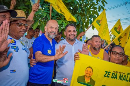 Zé da Malu participa de caminhada com Robério Oliveira e destaca plano de governo para Eunápolis 4