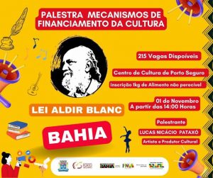 Lei Aldir Blanc irá contemplar mais de mil projetos culturais na Bahia 3