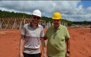 Prefeito eleito de Belmonte visita obras de unidade escolar de tempo integral em Barrolândia 1