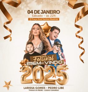 Festival Bem-vindo 2025 vai agitar o primeiro fim de semana do ano em Itagimirim 1