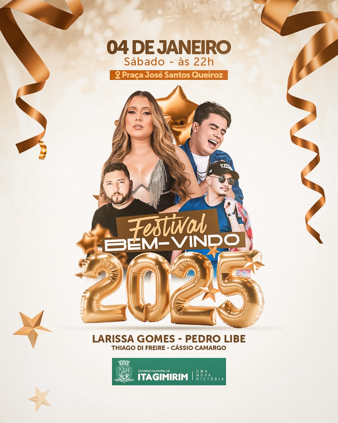 Festival Bem-vindo 2025 vai agitar o primeiro fim de semana do ano em Itagimirim 5