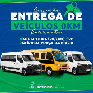 Prefeitura de Itagimirim entrega nesta sexta-feira (24) novos veículos para fortalecer a frota própria do município 1