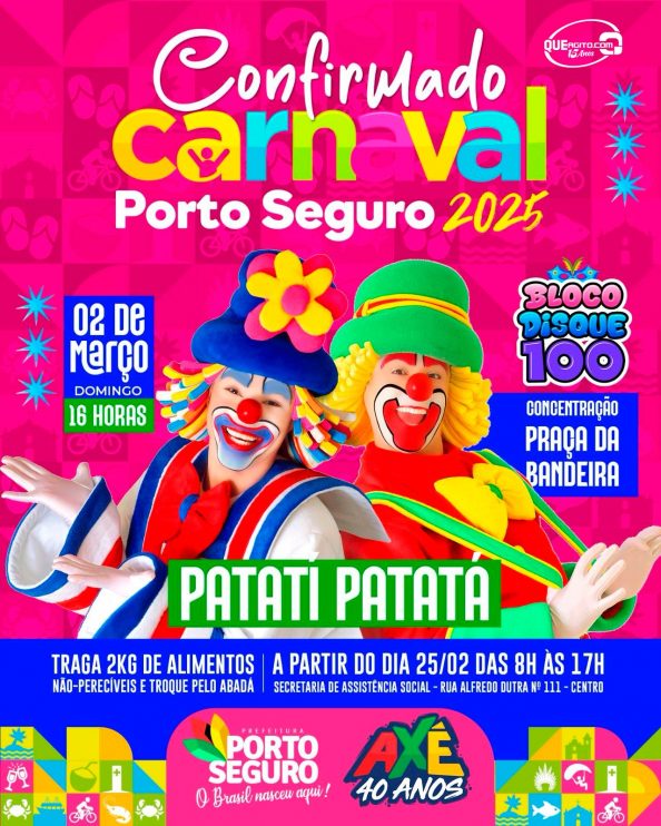 CARNAVAL DE PORTO SEGURO 2025 COM PATATÍ E PATATÁ 7