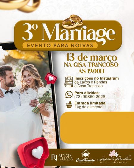 Vem aí a 3ª edição do Marriage (Evento Para Noivas) em Eunápolis 7