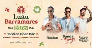 É Hoje o mais tradicional luau de praia de Porto Seguro! Luau Barramares - A Magia Está de Volta! 1